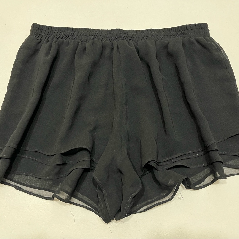 Sans Souci Black High Waist Women's Shorts
